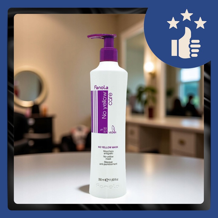 Maska do Włosów Blond NO YELLOW FANOLA Neutralizuje Żółte Odcienie 350ML