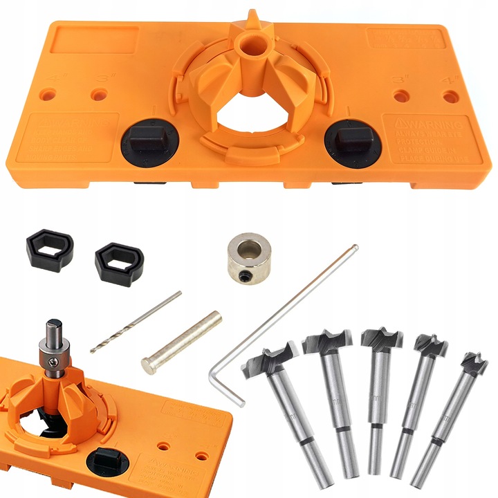 SZABLON DO WIERCENIA OTWORÓW POD ZAWIASY KIELICHOWE WYCINAK OTWORÓW 15