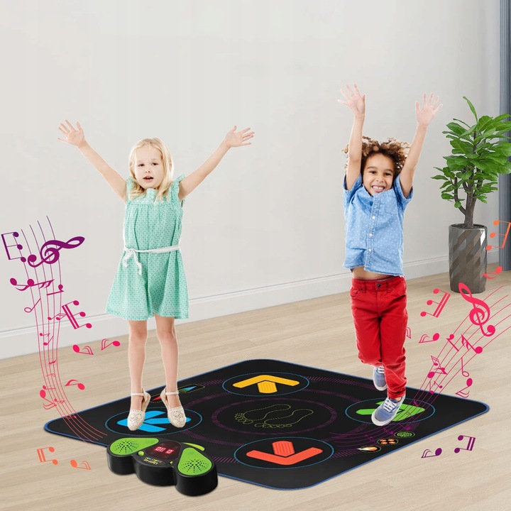 MATA MUZYCZNA TAŃCZENIA PIANINKO GRA TANECZNA MATA DO TAŃCA DLA DZIECI