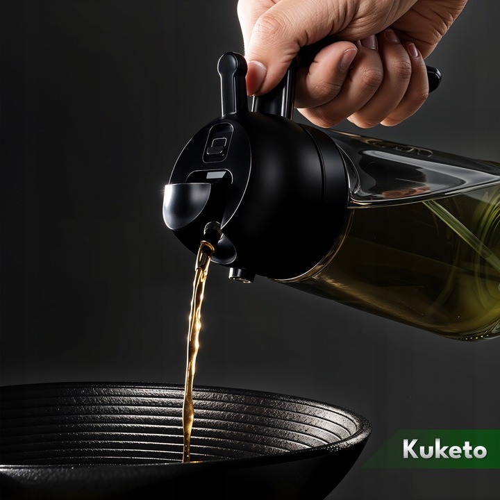 SPRYSKIWACZ DO OLIWY OLEJU OCTU CIEMNE SZKŁO DOZOWNIK SZKLANY MGIEŁKA 470ML