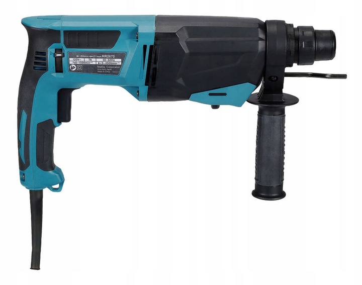 MAKITA HR2670 Młotowiertarka wiertarka udarowa z kuciem SDS+ 3,0J