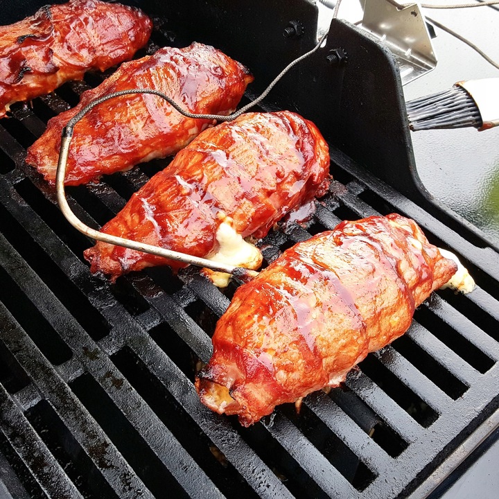 BEZPRZEWODOWY TERMOMETR DO GRILLA WĘDZARNI 2 SONDY CZYTELNY WYŚWIETLACZ LCD