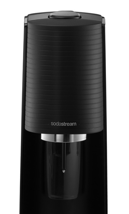 SATURATOR SODASTREAM TERRA CZARNY DO WODY GAZOWANEJ Z 1 BUTELKĄ I NABOJEM