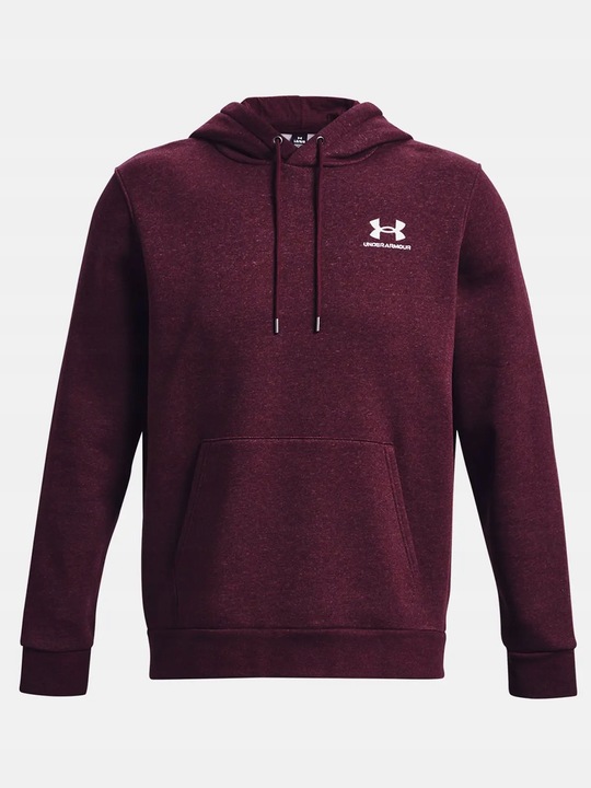 Under Armour Bluza Ua Essential Fleece Hoodie 1373880 Bordowy Loose Fit