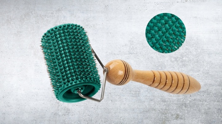 WAŁEK DO MASAŻU UNIWERSALNY LYAPKO 3,5MM MASAŻER Z IGŁAMI ZIELONY