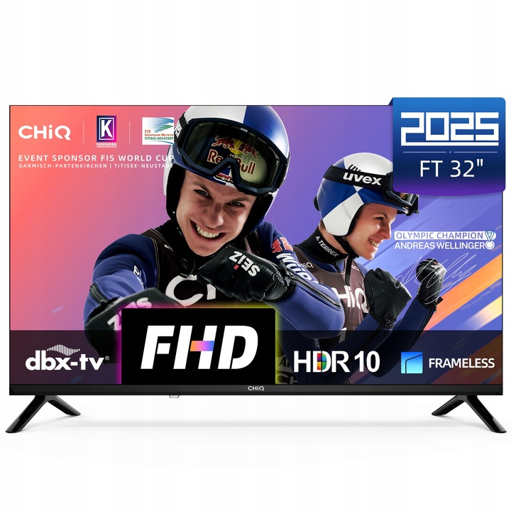 Telewizor CHiQ 32 cale LF32FT Smart TV Full HD HDR10 Google TV Dolby