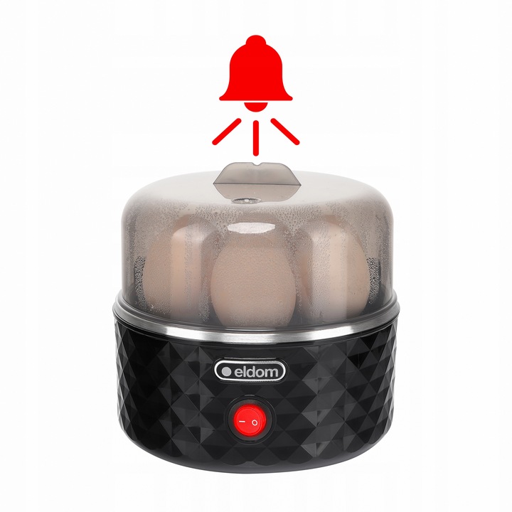 Jajowar do gotowania jajek miarka ELDOM EM101C automat do 7 Jaj