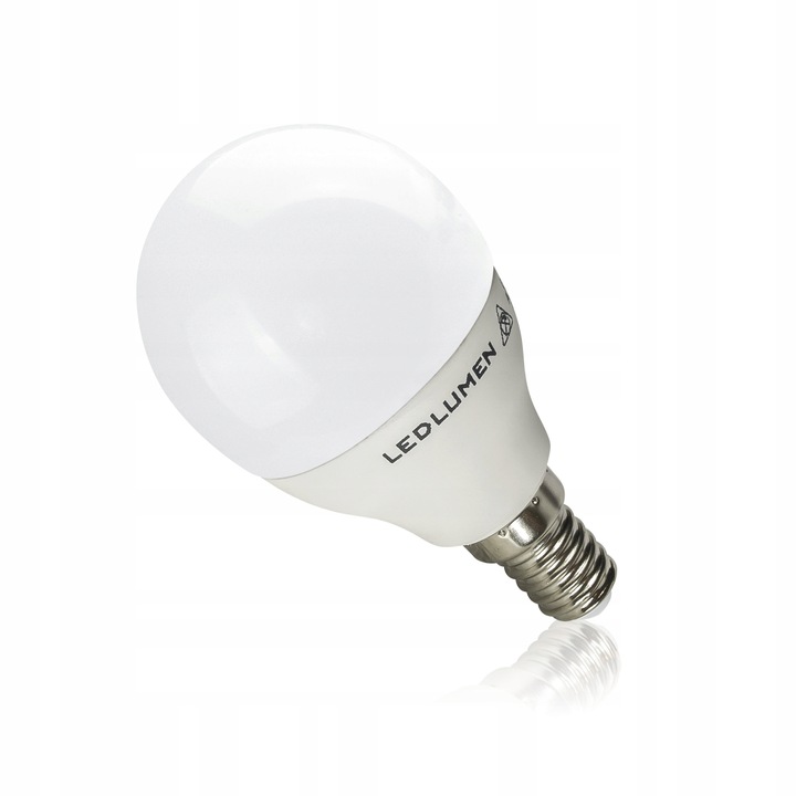 Zestaw 6x Żarówka LED E14 KULKA G45 8W=60W SMD 806lm 160° Brak Migotania