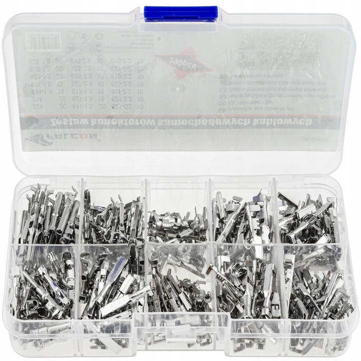 ZESTAW KONEKTORÓW SAMOCHODOWYCH KABLOWYCH 290 EL 1-2.8 MM