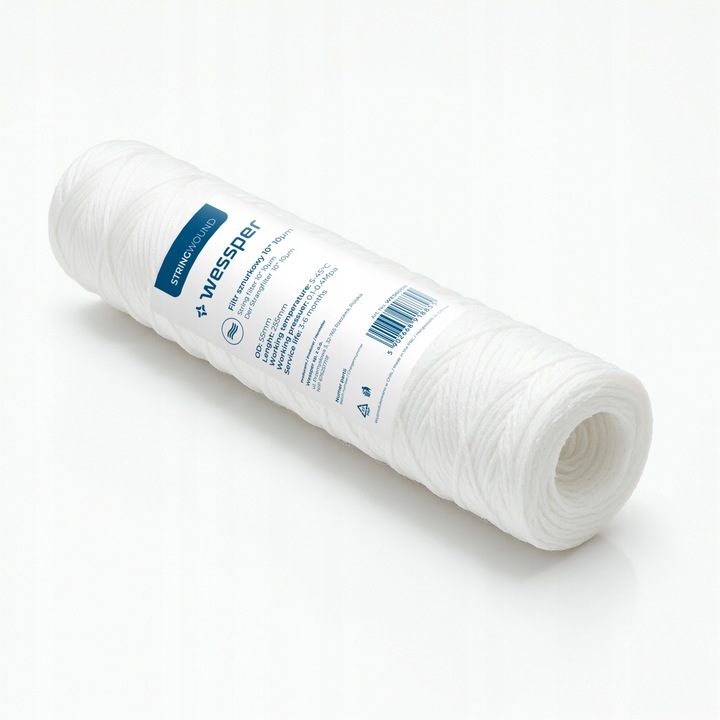 Wessper filtr do wody sznurkowy filtracja 10" wstępny 10 mikron PP10