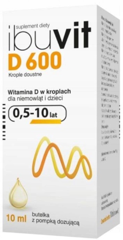 Ibuvit D 600 Krople Doustne 600 jm 10ml