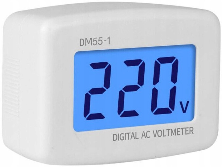 Cyfrowy woltomierz tester miernik napięcia w sieci w gniazdku AC 80-300V