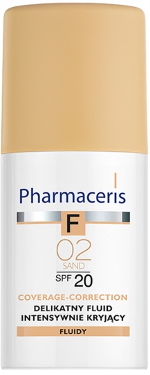 PHARMACERIS F fluid intensywnie kryjący 02 SAND