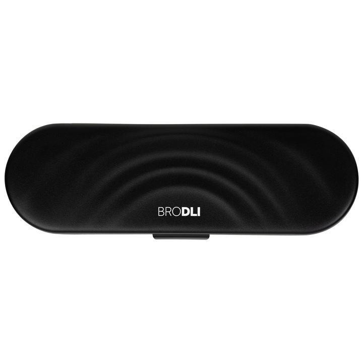 SZCZOTECZKA SONICZNA DO ZĘBÓW ELEKTRYCZNA CZARNA 10 KOŃCÓWEK INDUKCJA