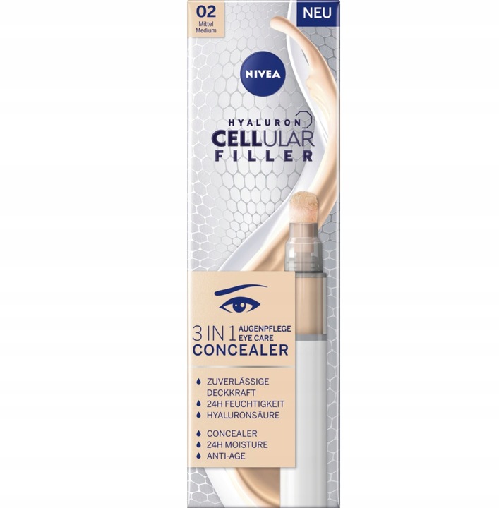 NIVEA Cellular Filler Krem korygujący cienie pod oczami kolor naturalny 4ml