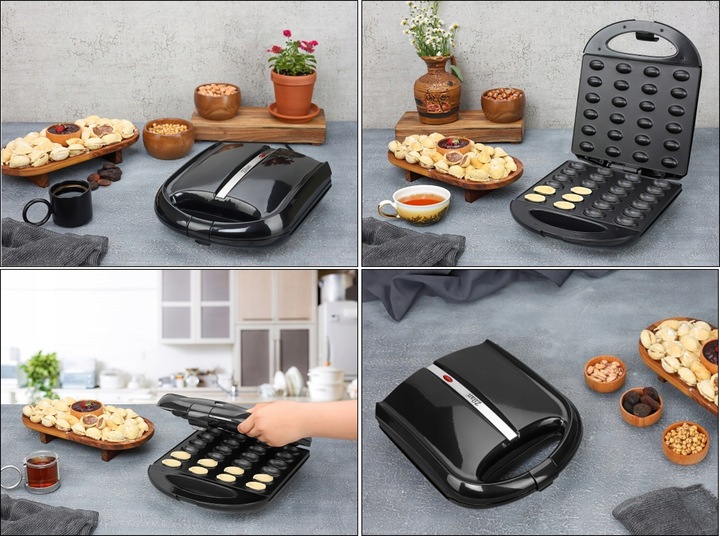 OPIEKACZ DO ORZESZKÓW FORMA NIEPRZYWIERAJĄCA POWŁOKA CIASTEK 24 SZT