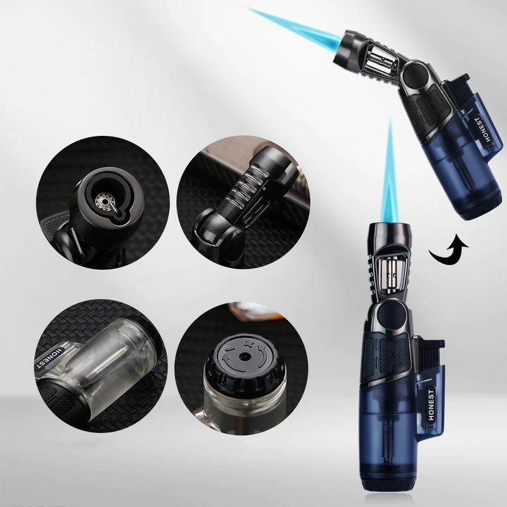 Zapalniczka żarowa palnik gazowy HONEST regulowana dysza i zawór do DynaVap