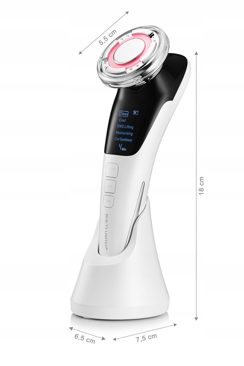 Masażer do twarzy RF EMS Ultradźwięki Foton Krioterapia Mezoterapia