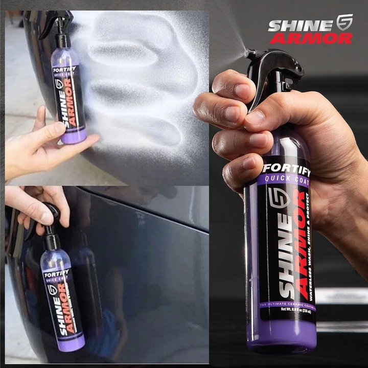 Wosk samochodowy CERAMICZNY DO LAKIERU 3W1 SPRAY WAX POWŁOKA Hydrofobowa