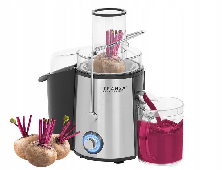 SOKOWIRÓWKA WYSOKOOBROTOWA do owoców i warzyw FreshJuice TRANSA 1400W