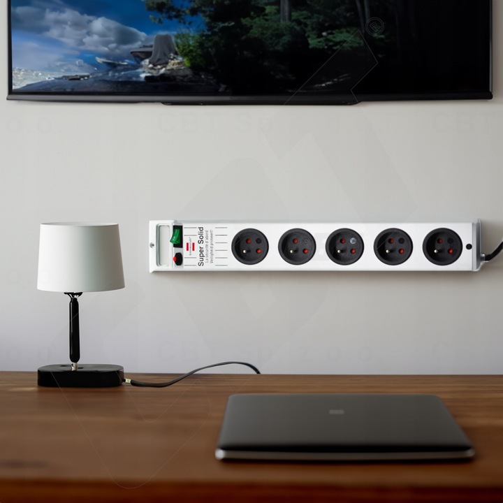 LISTWA PRZEPIĘCIOWA 5G BRENNENSTUHL PRZECIWPRZEPIĘCIOWA 13.500A KABEL 2,5m