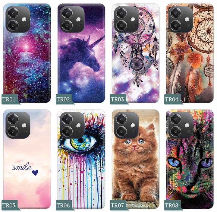 ETUI do OPPO A40 / A40M + SZKŁO HARTOWANE CASE WZORY