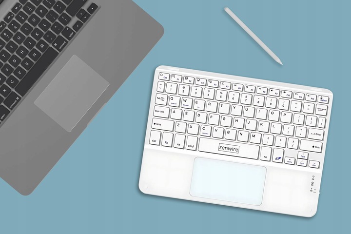 Klawiatura Bezprzewodowa Bluetooth Touchpad SLIM do Telefonu Tabletu iPad