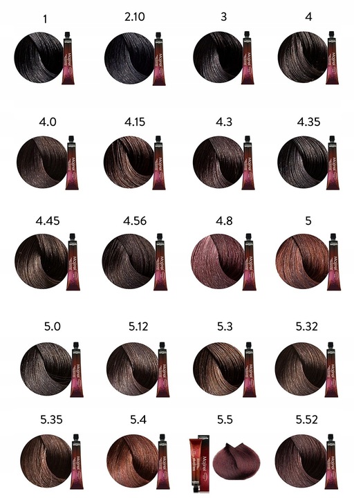 LOREAL MAJIREL FARBA DO WŁOSÓW 50ML CAŁA PALETA