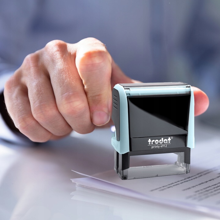 PIECZĄTKA TRODAT 4912 DO 6 LINII FIRMOWA IMIENNA BIUROWA PROJEKT + GUMKA