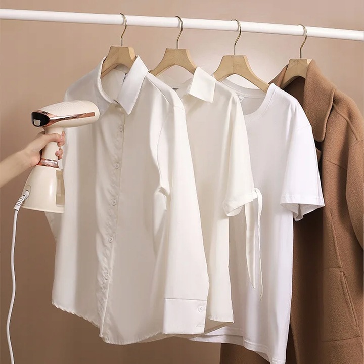 PAROWNICA RĘCZNA DO UBRAŃ ŻELAZKO PAROWE STEAMER REGULACJA PARY ZESTAW