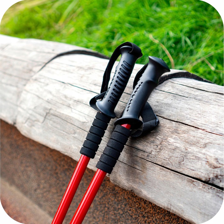 KIJKI DO NORDIC WALKING chodzenia kije trekkingowe MEGA WYGODNE zestaw 2szt