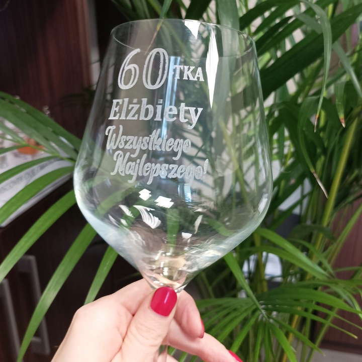 Kieliszek do Wina Krosno Prezent na Urodziny 18-99 Elegancki Duży 860 ml