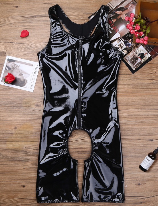 MĘSKI KOMBINEZON SEXY BIELIZNA EROTYCZNA ROZMIAR XL