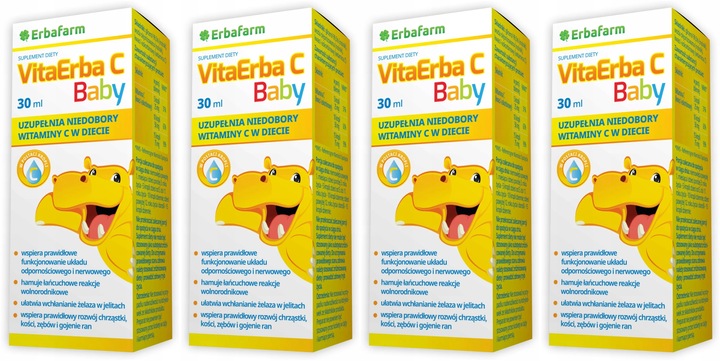 VitaErba C Baby Krople Dla Dzieci Z Witaminą C 30 ml