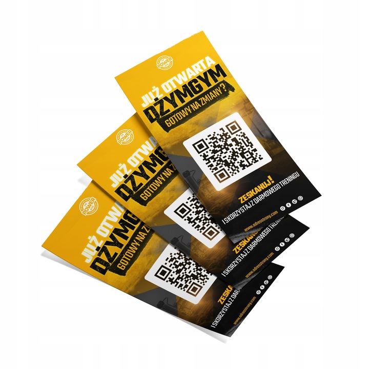 Ulotki DL -150szt A4 -50szt A5 -100szt A6 -200szt Ulotka 200gram Glossy