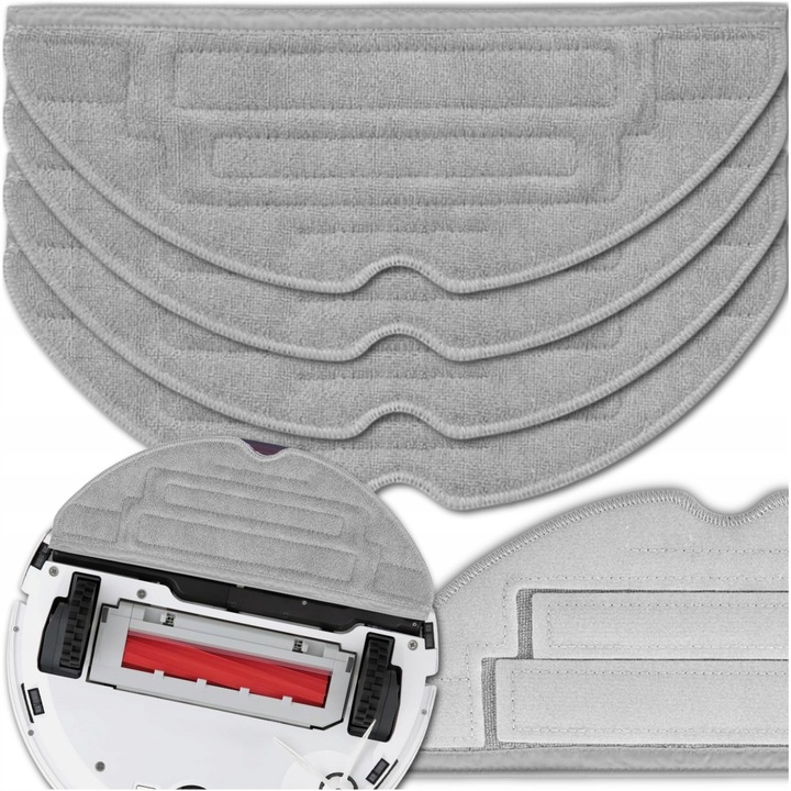 4x MOP ŚCIERECZKI DO ROBOROCK S7 MAXV / S8 / S8 + / S8 PRO ULTRA