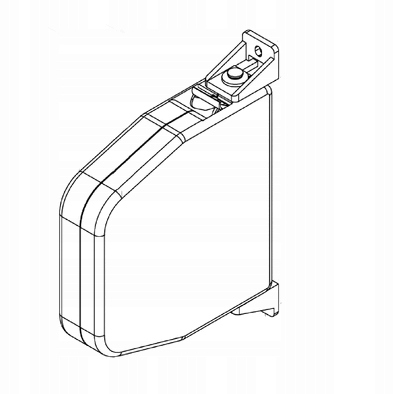 Zwijacz na linkę do rolet zewnętrznych - biały