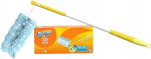 SwifferXXL Zestaw 1 Rączka + 2 Miotełeki do Kurzu 90cm Mikrofibra