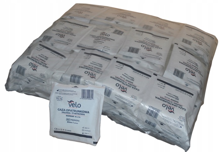 GAZA OPATRUNKOWA JAŁ EMTIM 17NITKOWA 1M2 100SZT