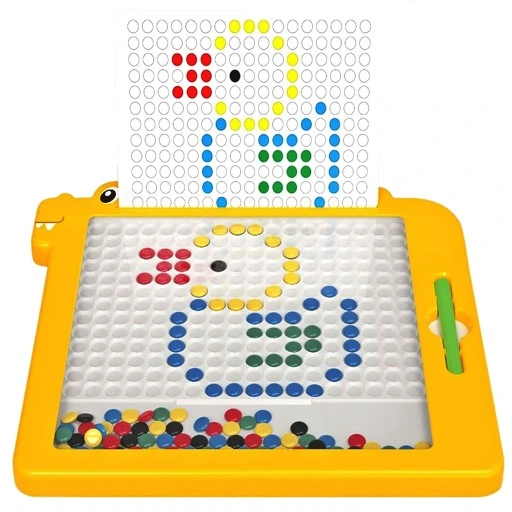 Tablica magnetyczna Dino Board Mozaika Montessori układanka krążki MagPad