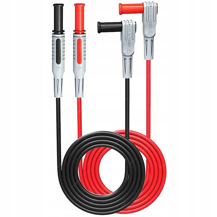 PRZEWODY POMIAROWE KABLE DO MIERNIKA SONDY DŁUGIE IGŁY CLEQEE P1033B