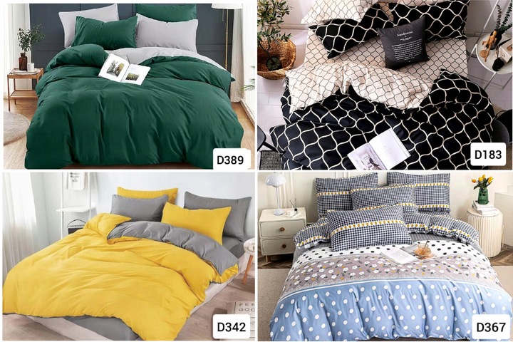 KOMPLET POŚCIELI DWUSTRONNEJ 160x200 NOWE WZORY