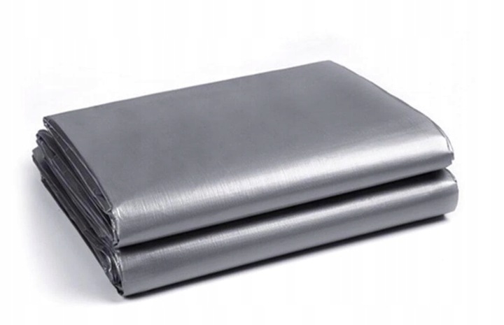 Plandeka 210g SREBRNO-BRĄZOWA 3x5 WIMAR UV+++