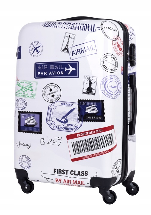 WALIZKA ŚREDNIA PODRÓŻNA KÓŁKA BAGIA 20 X WZÓR XL