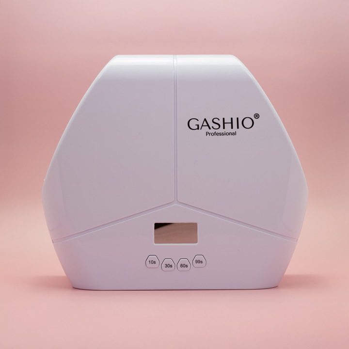 LAMPA DO PAZNOKCI UV LED DO ŻELI HYBRYDY 268W MOCNA DUAL LED LUSTRZANE DNO