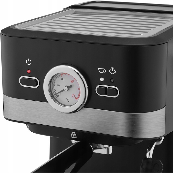 Ekspres do kawy Ciśnieniowy Kolbowy Sencor 1050W 20bar + Spieniacz