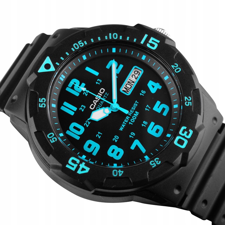 CASIO ZEGAREK DLA CHŁOPCA KOMUNIA 10ATM+PUDEŁKO