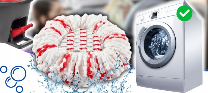 4x WKŁAD NAKŁADKA DO MOPA OBROTOWEGO VILEDA TURBO NOWY MODEL MOPOWANIE 3W1
