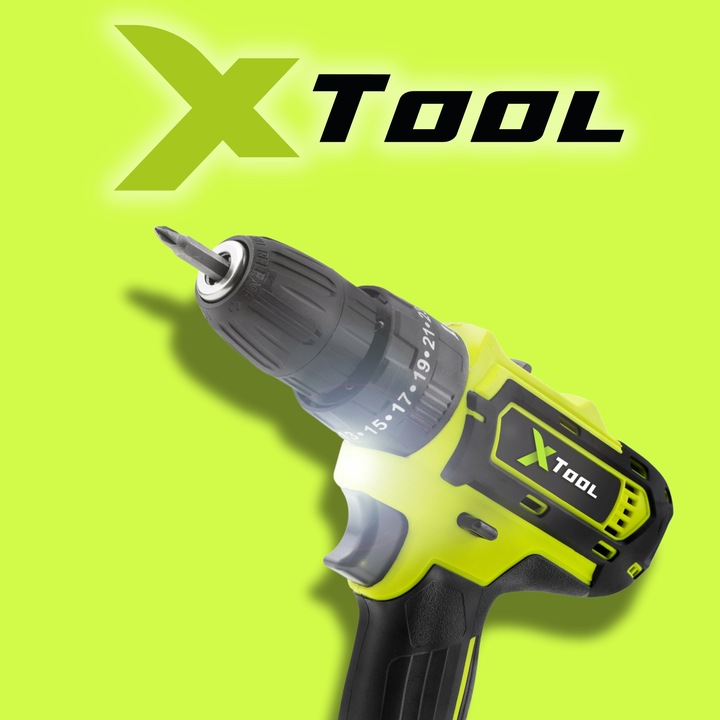 WIERTARKO WKRĘTARKA UDAROWA AKUMULATOROWA WKRĘTAK ZAKRĘTARKA 2xAKU 21V