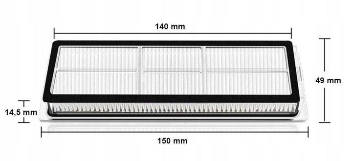 ZESTAW FILTRY SZCZOTKI MOPY akcesoria do DREAME L10s Ultra, L10 Ultra